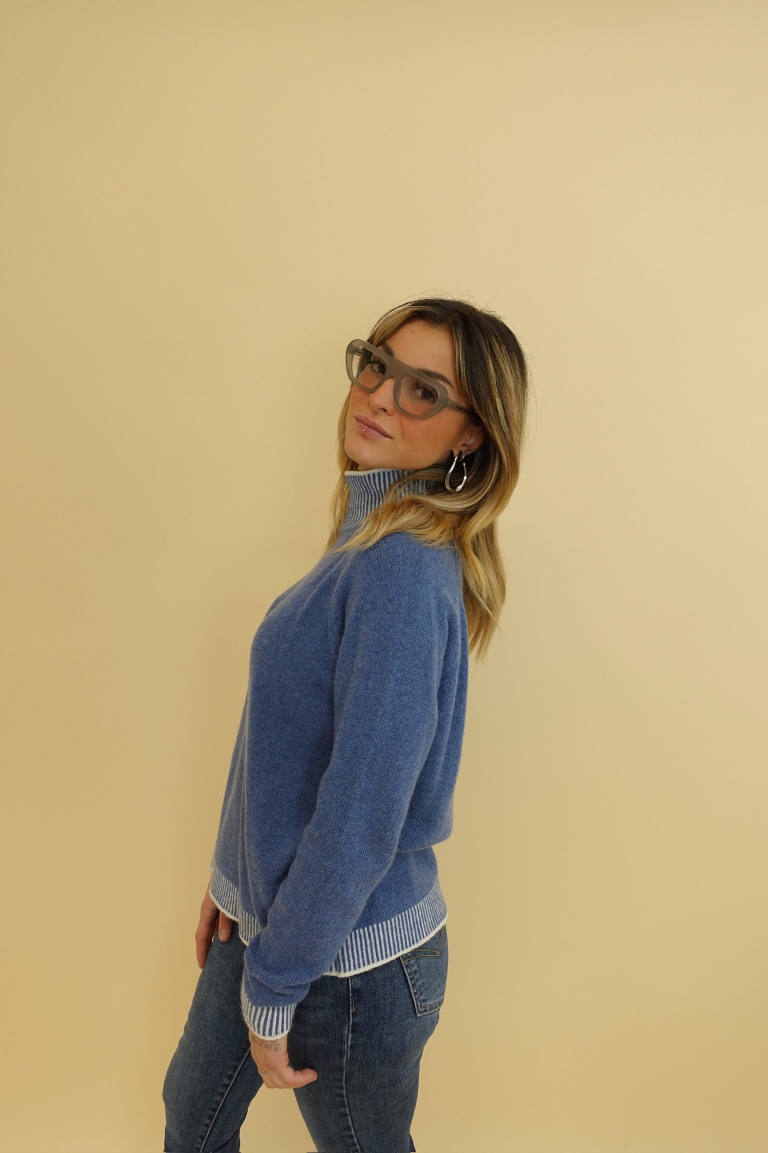 Maglione Campiglio Azzurro