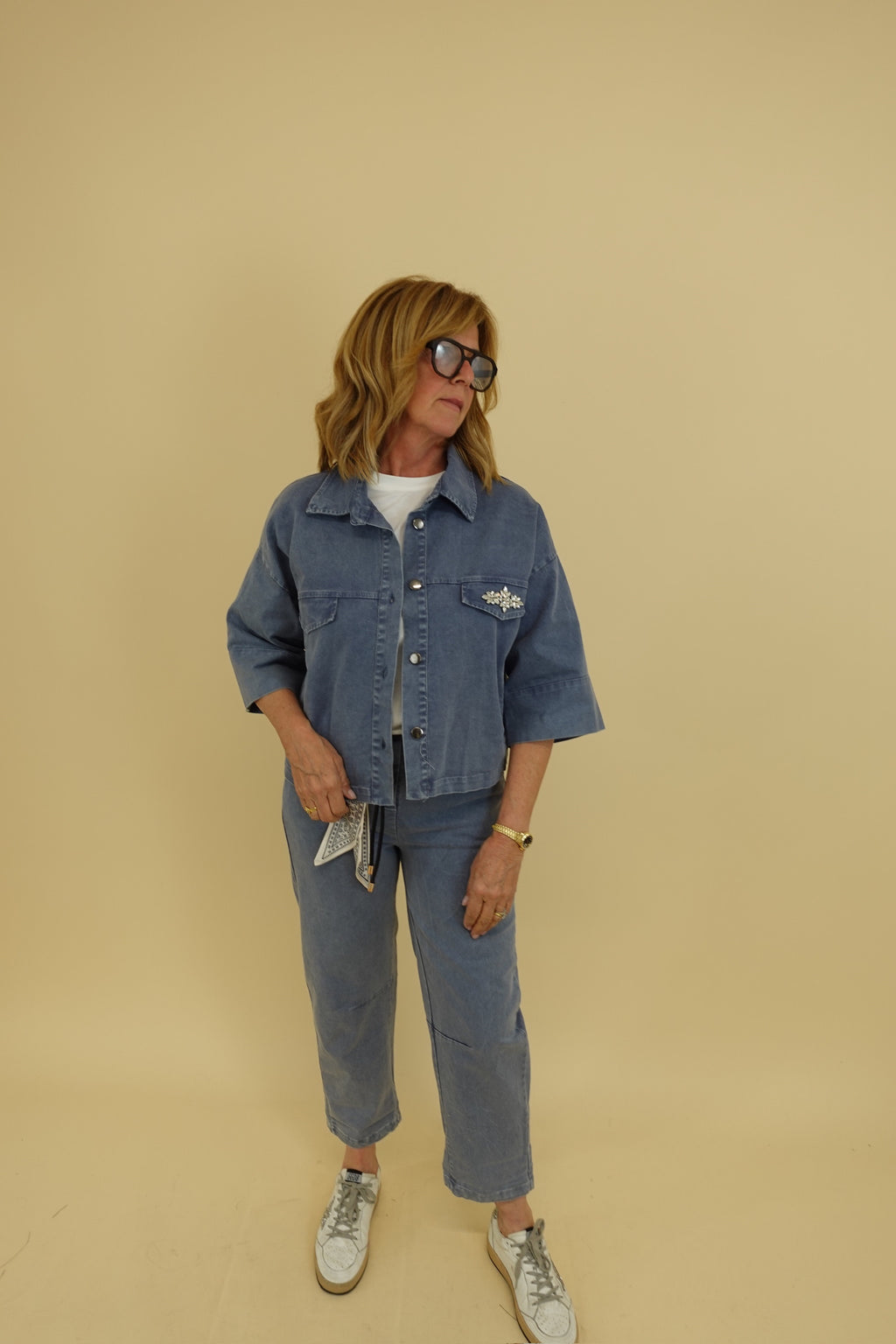 Giacca Shine Blu Jeans