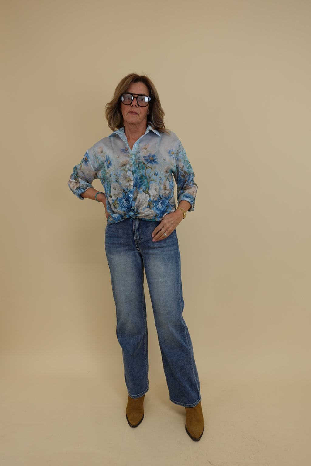 Camicia Primavera Azzurra