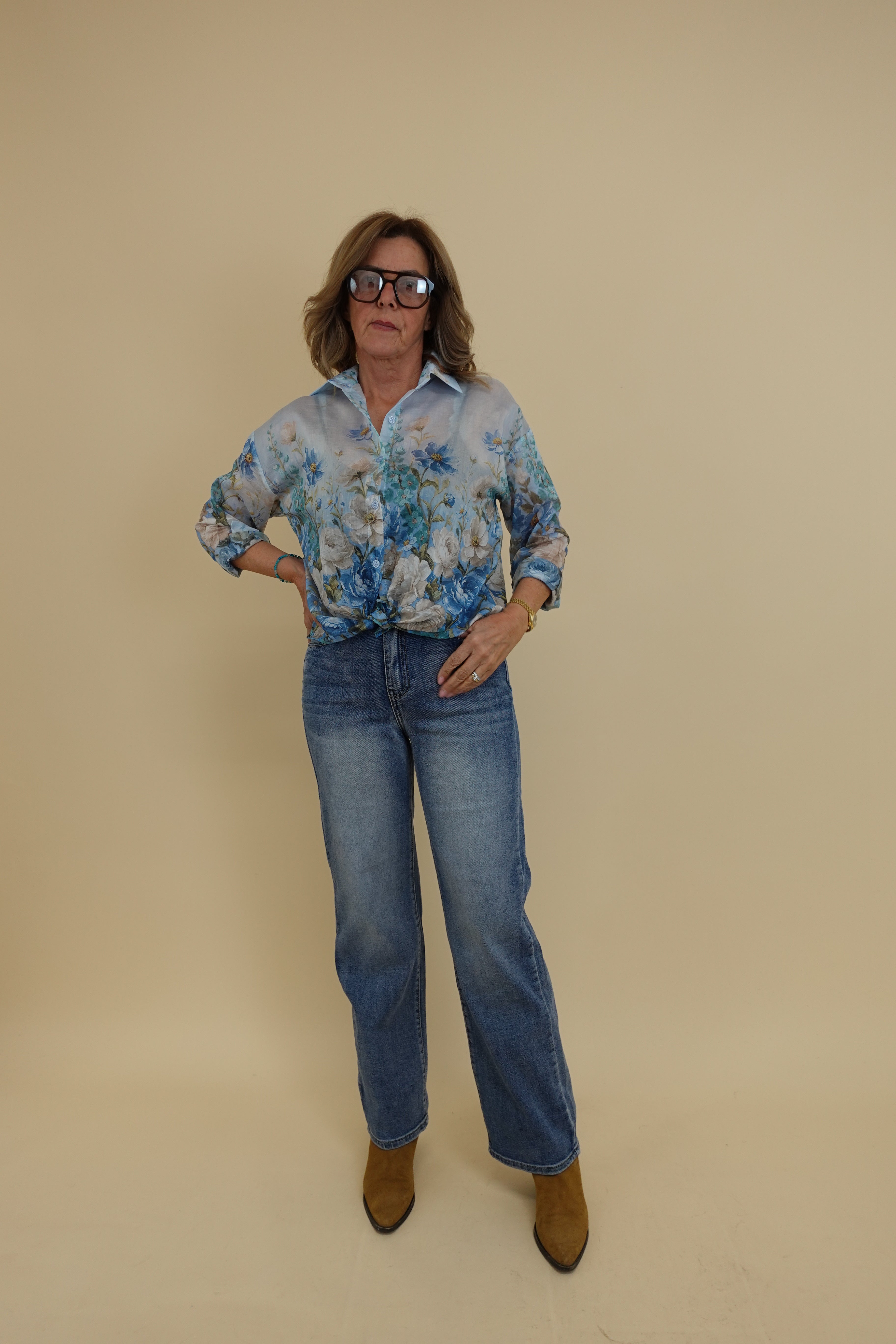 Camicia Primavera Azzurra