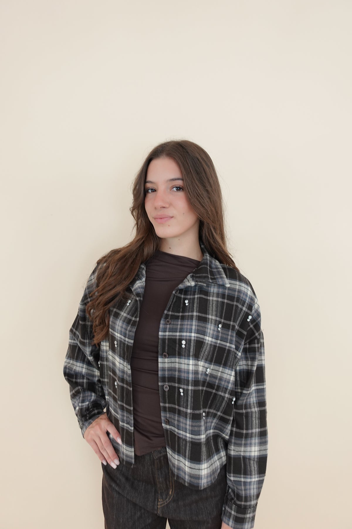 Camicia Valentina Marrone