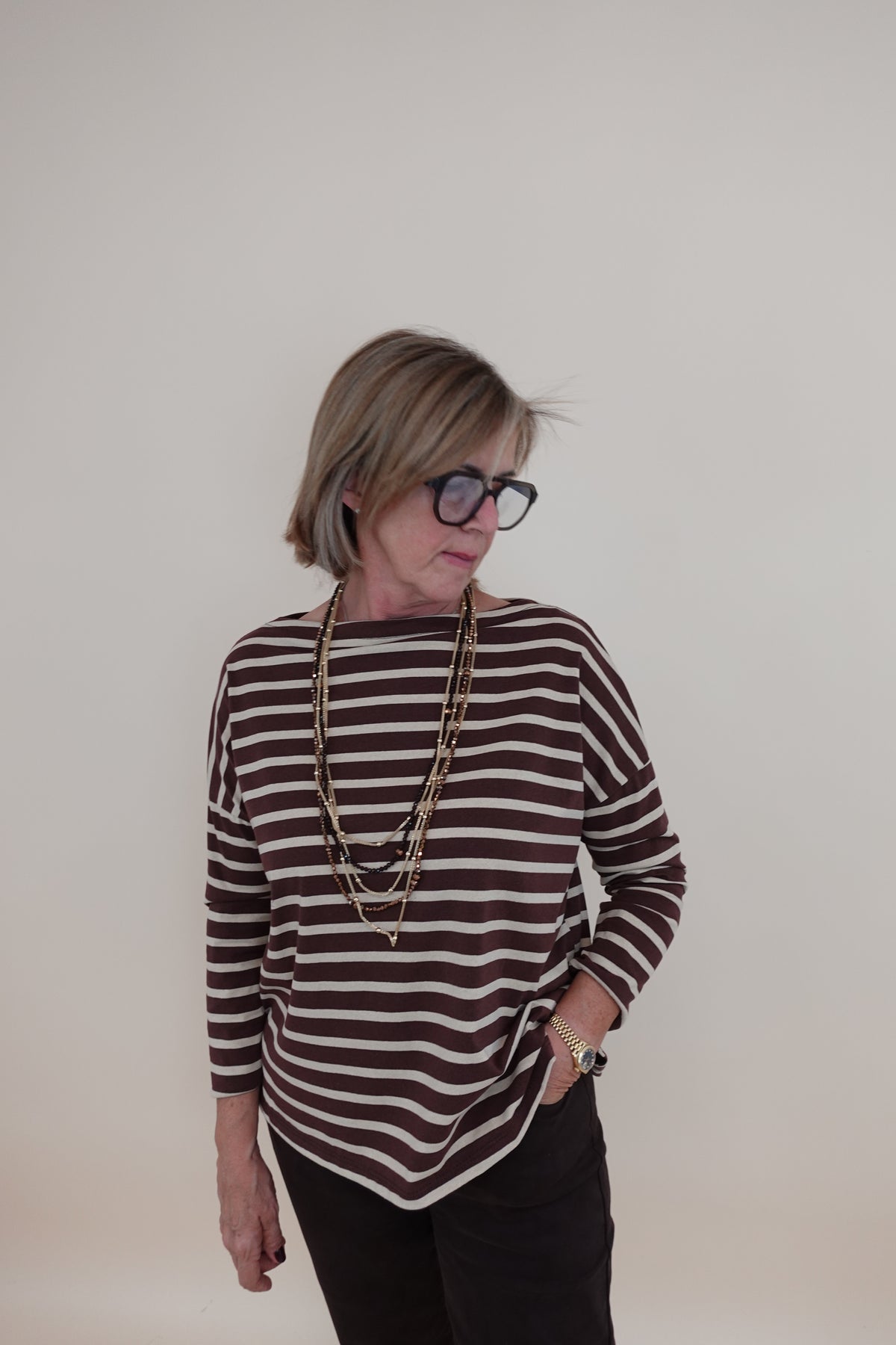 Maglia Line Over Giallo