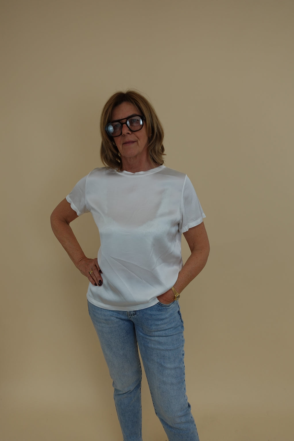 Maglia Satin Bianca