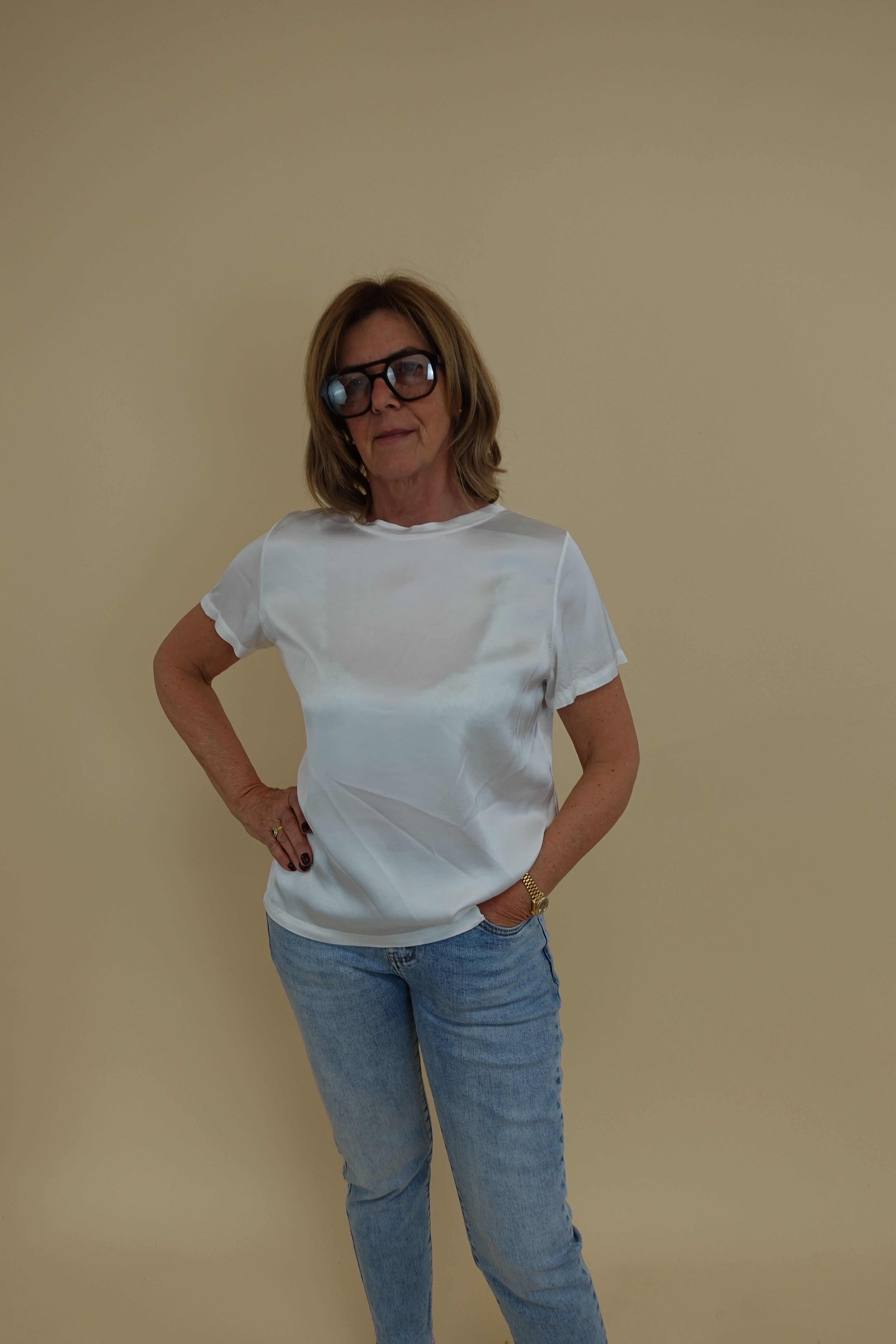 Maglia Satin Bianca