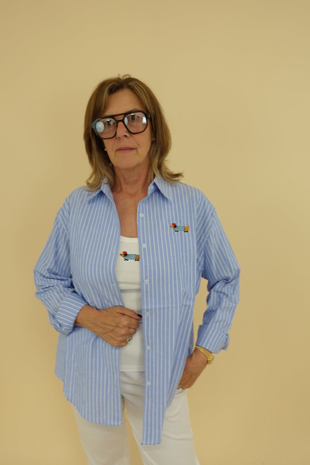Camicia Bassotto Azzurra