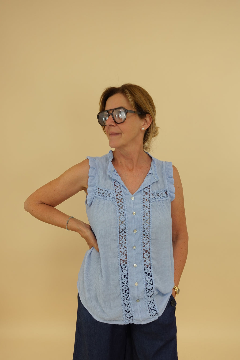 Camicia Ornella Azzurra