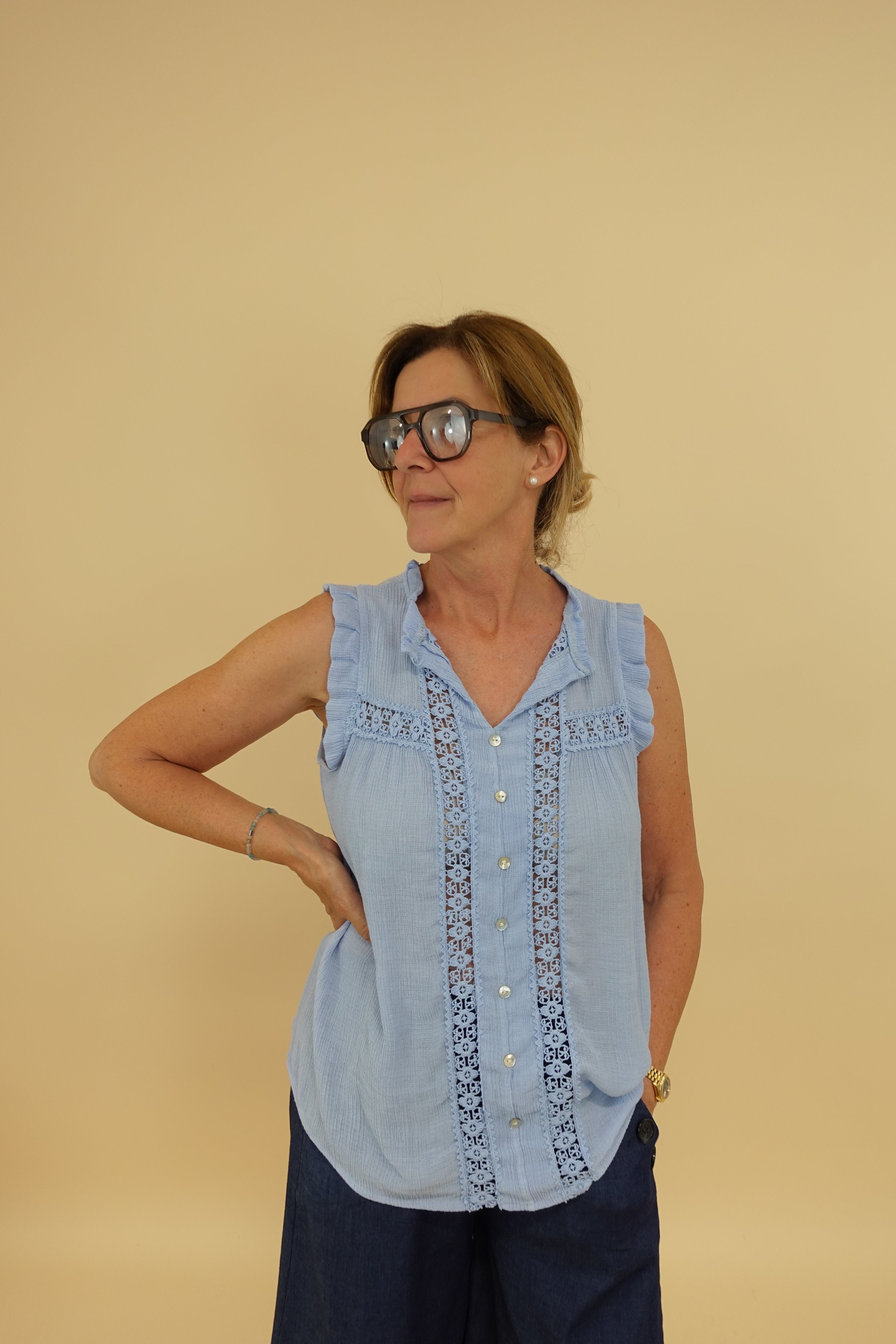 Camicia Ornella Azzurra