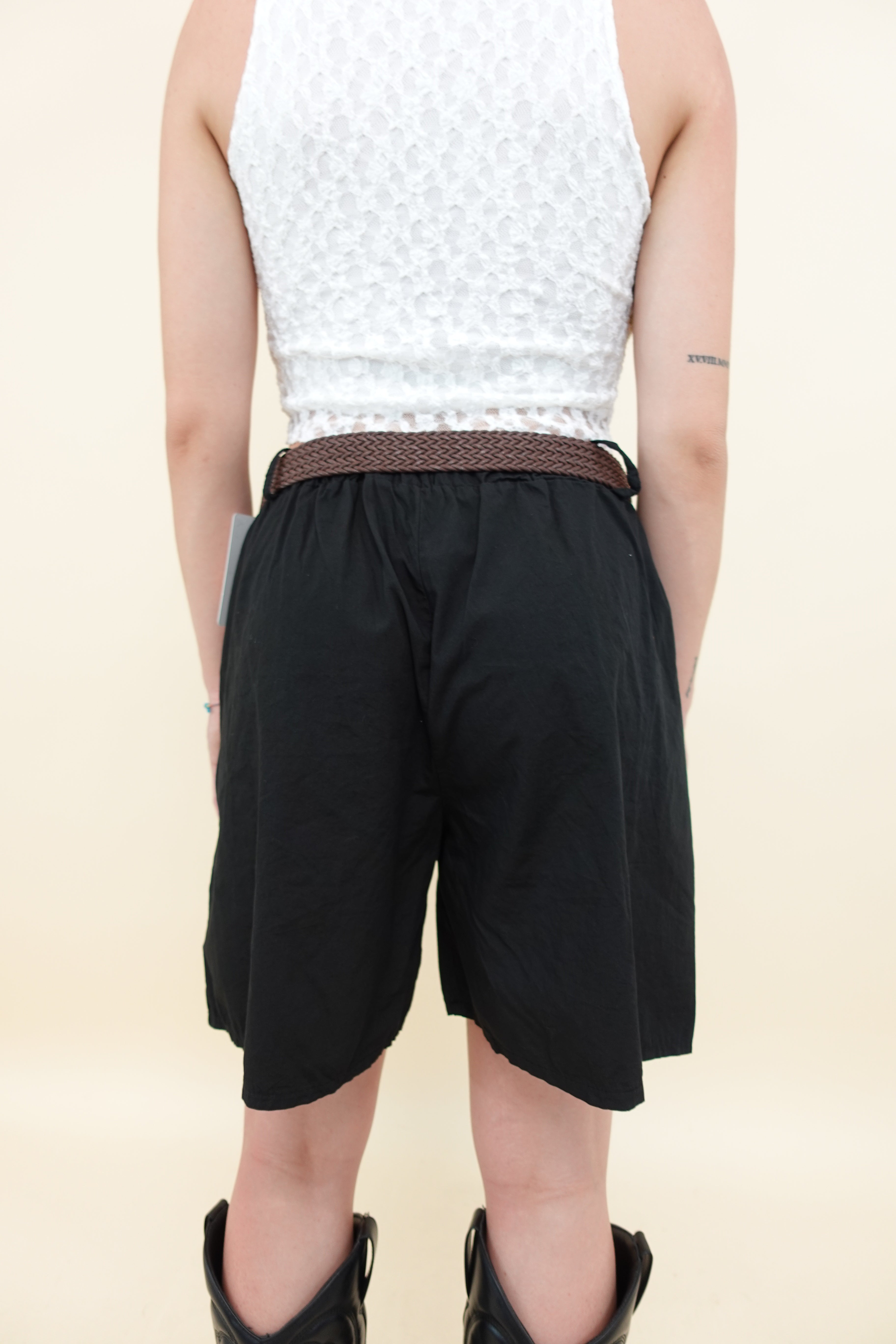 Shorts Valentina Nero