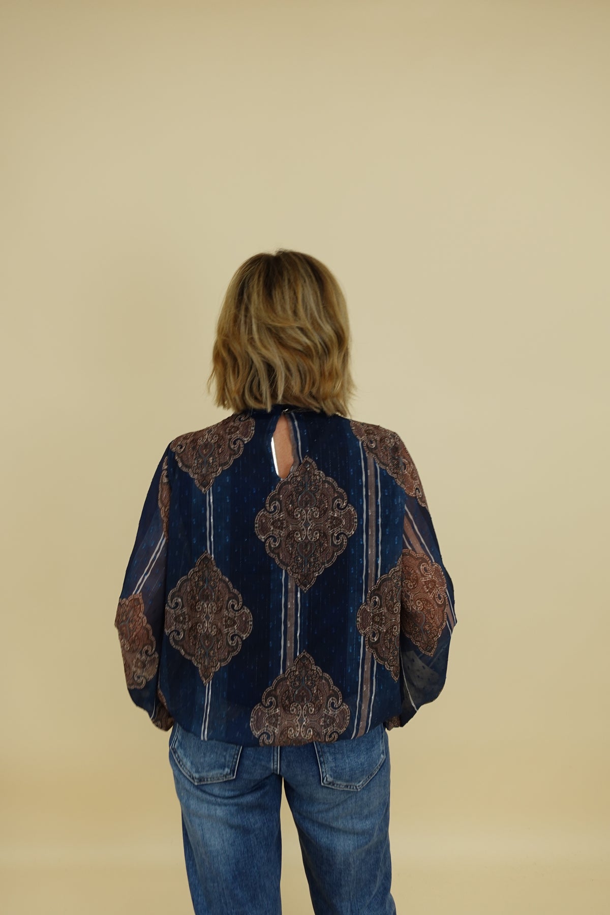 Camicia Oriente Blu