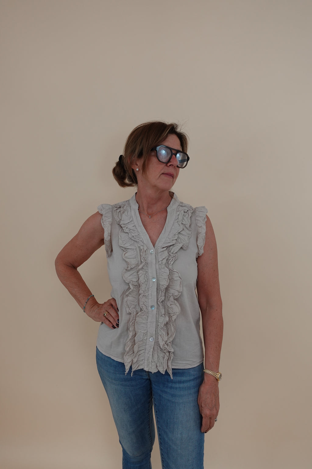 Camicia Fru Beige