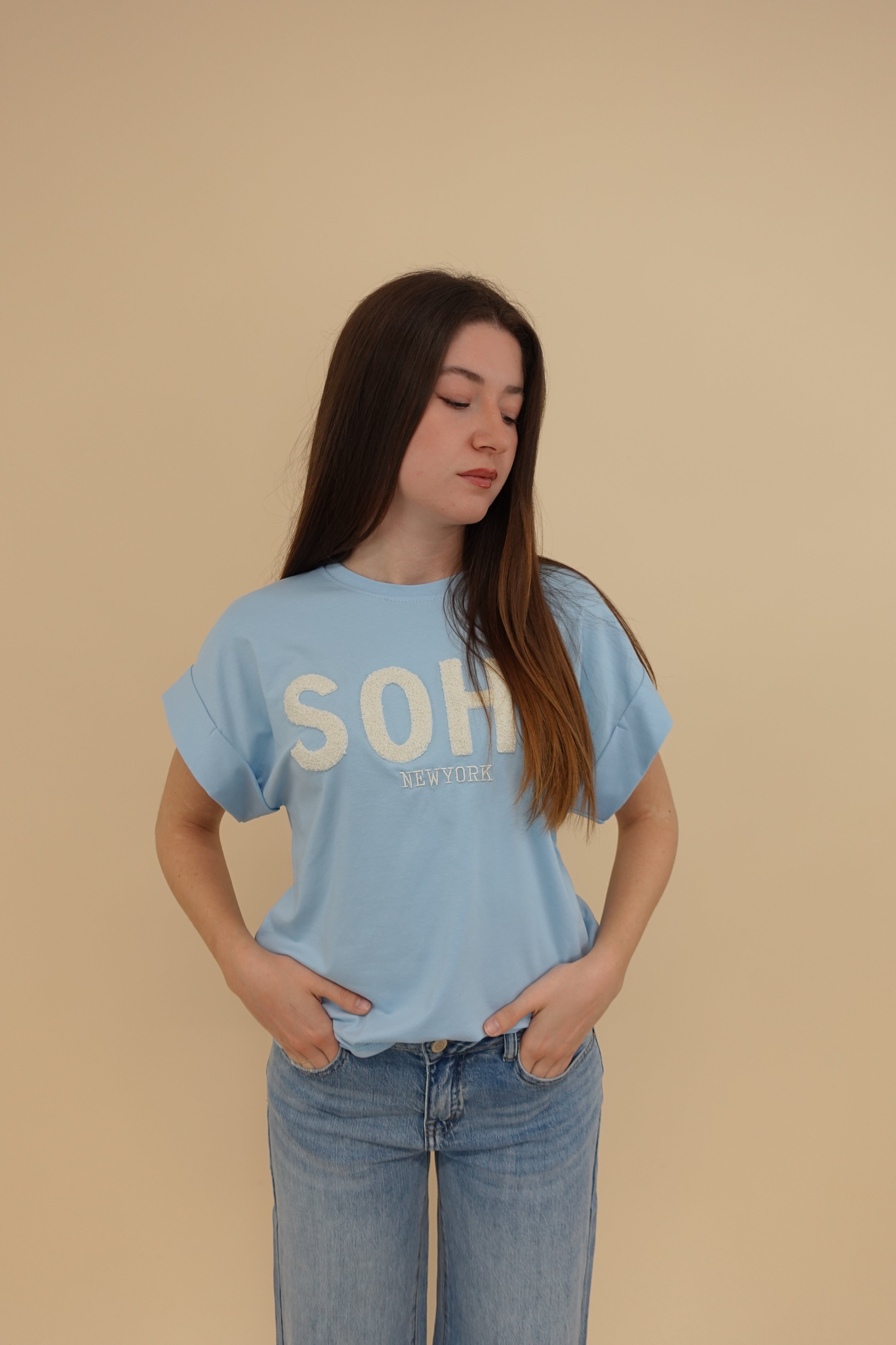 T-Shirt Soho Azzurra