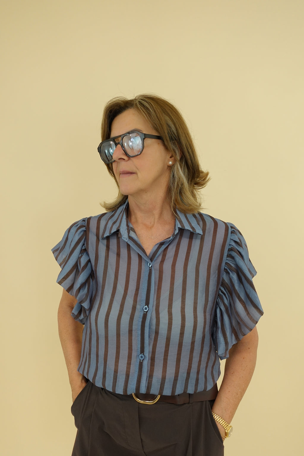 Camicia Line Azzurra