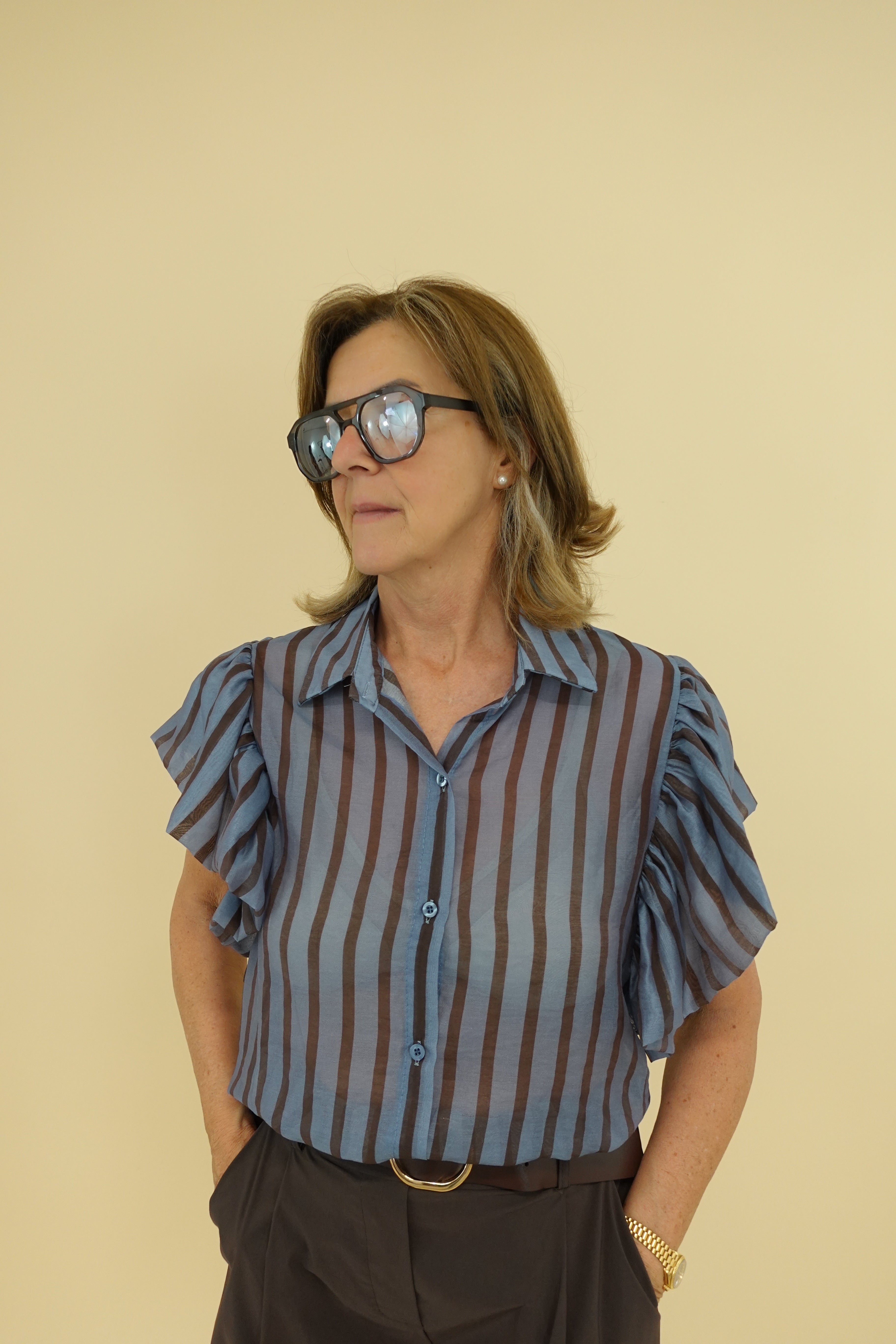 Camicia Line Azzurra