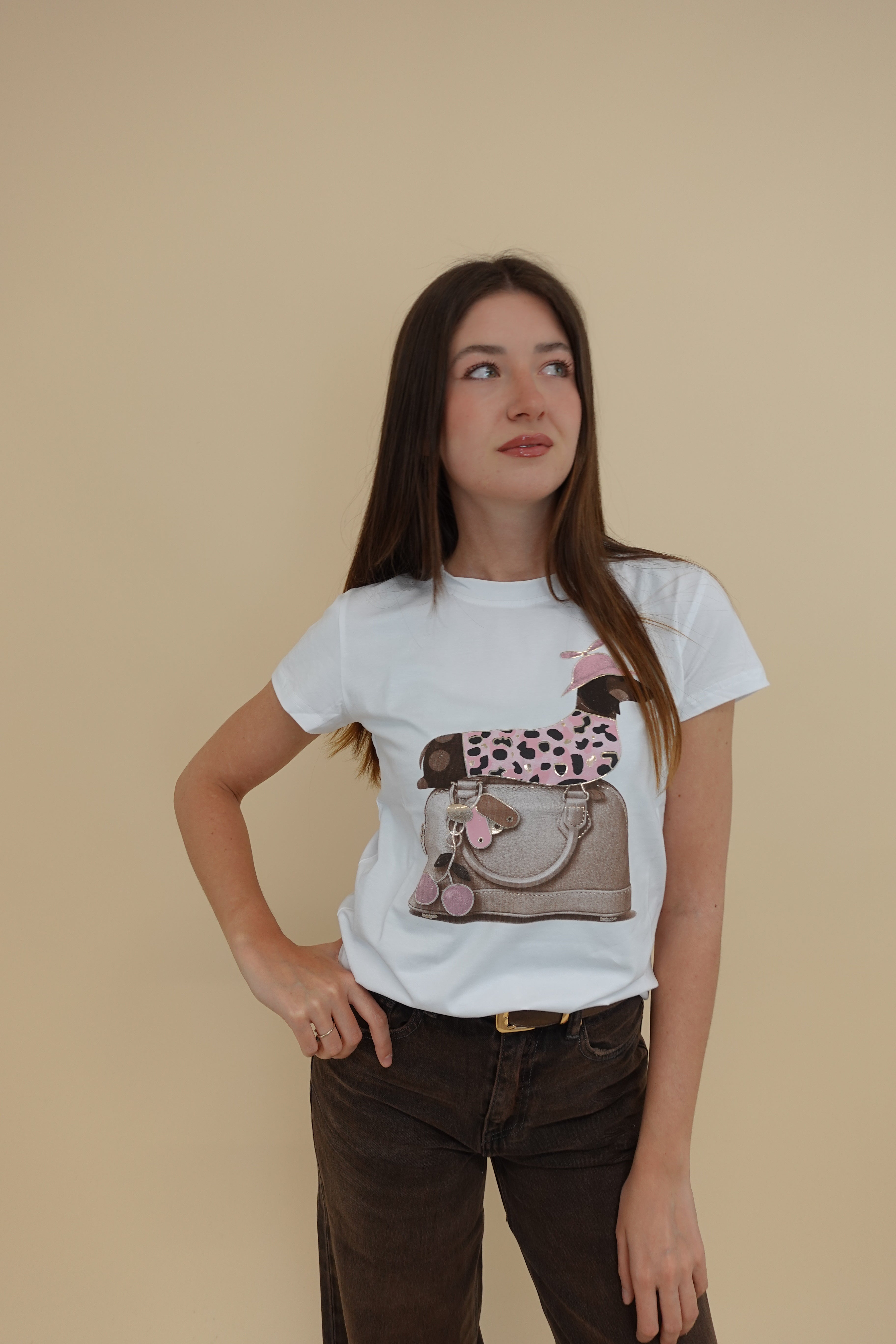 T-shirt Cappello Rosa