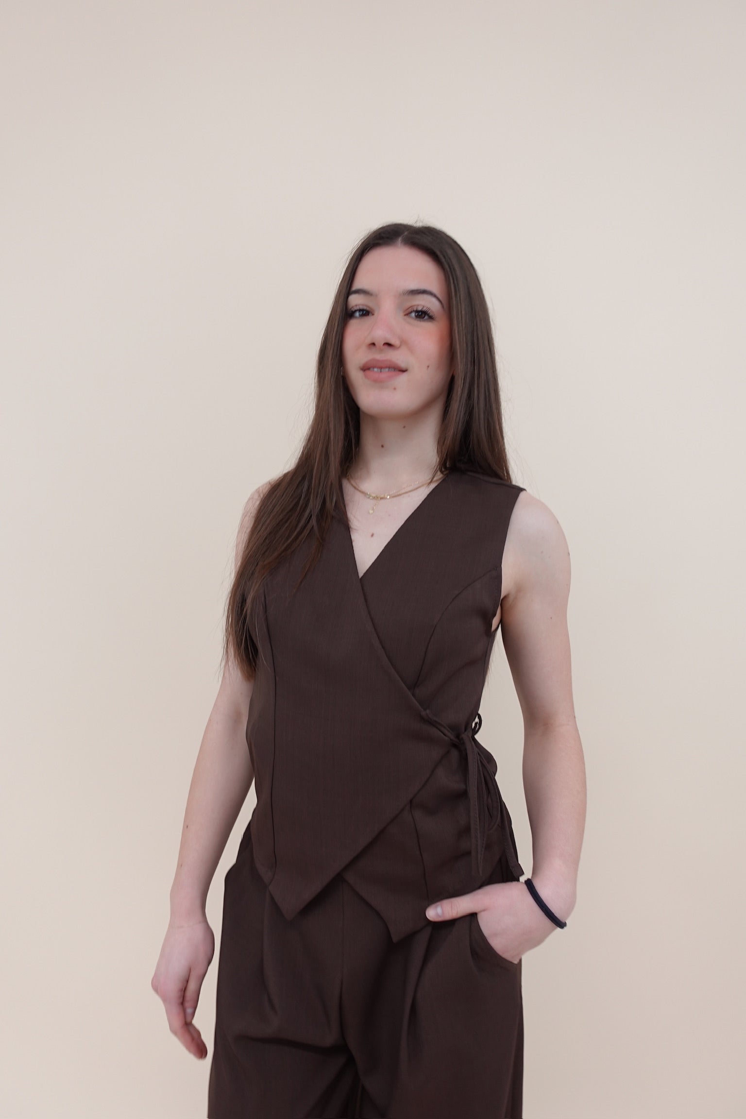 Set Coordinato Egitto Marrone