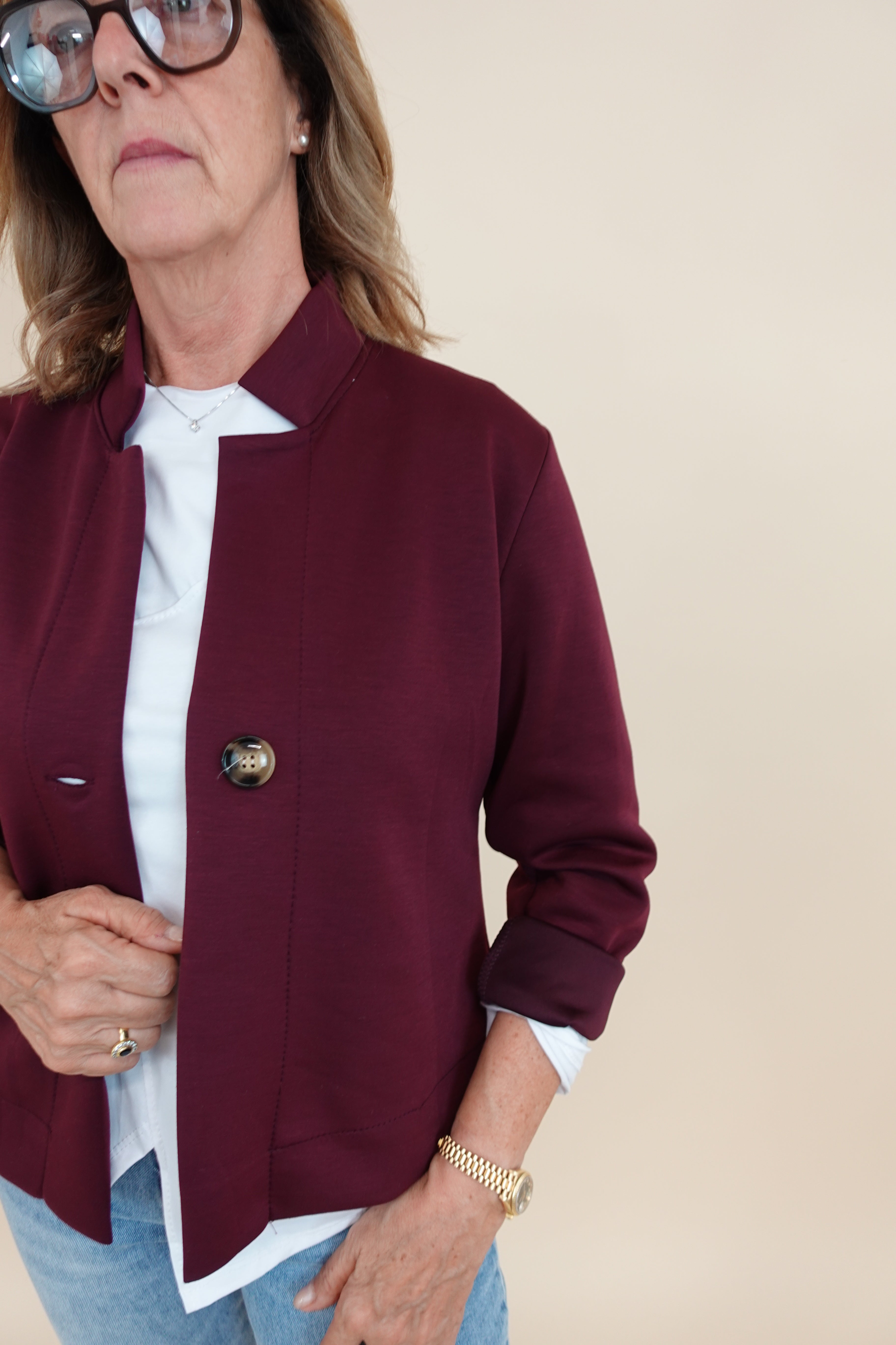 Giacca eleonora Bordeaux