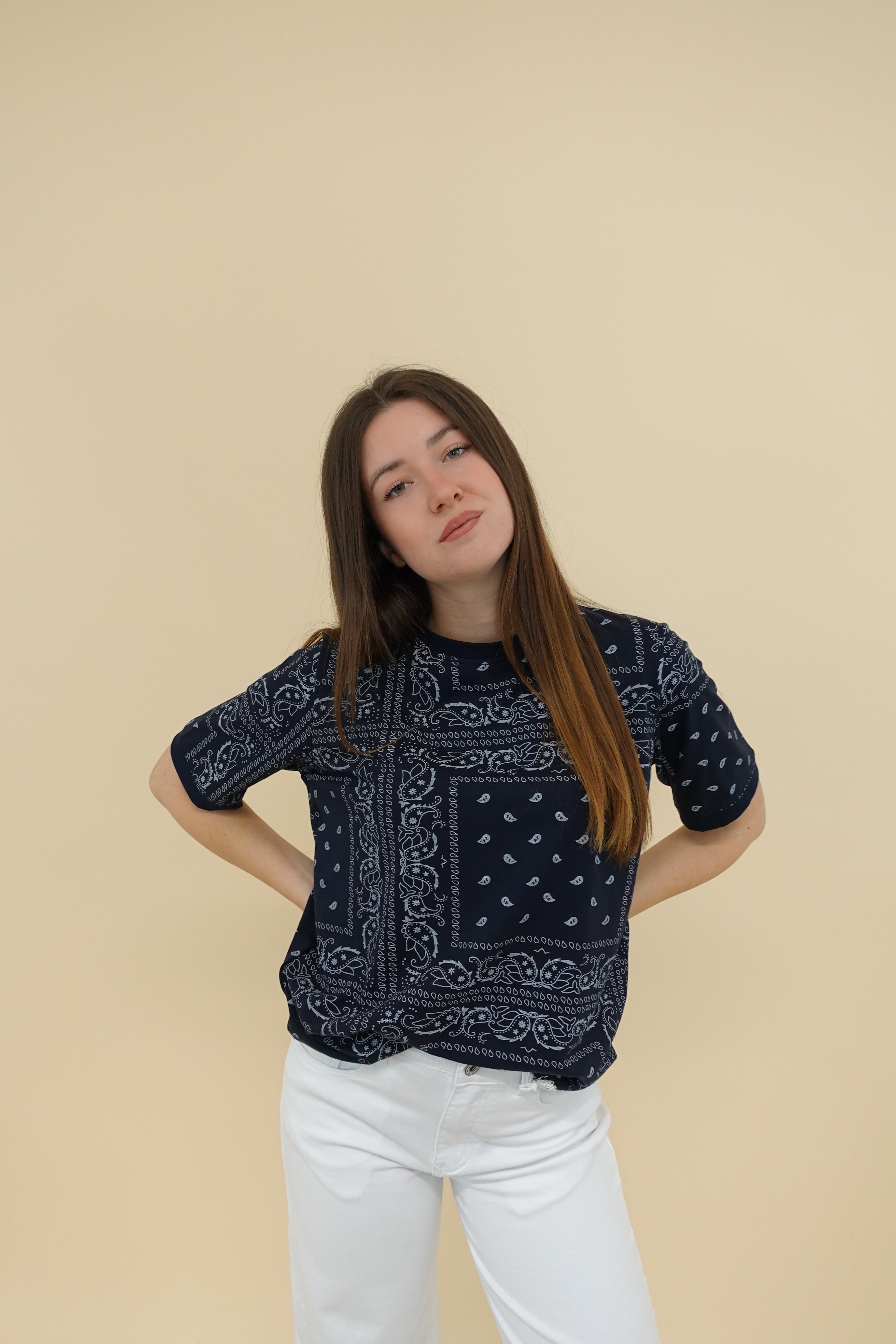 T-shirt Bandana Blu