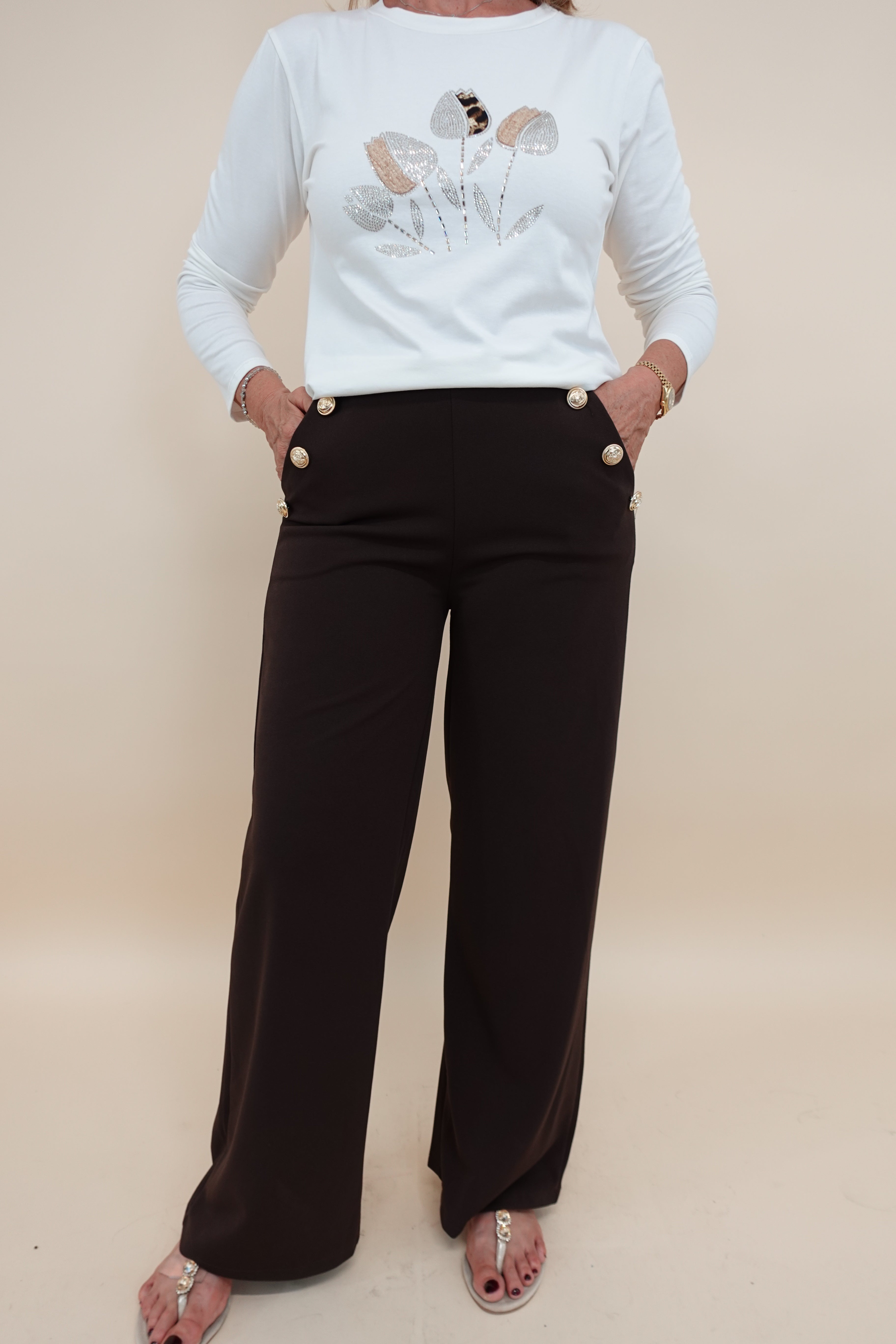 Pantalone Gold Marrone