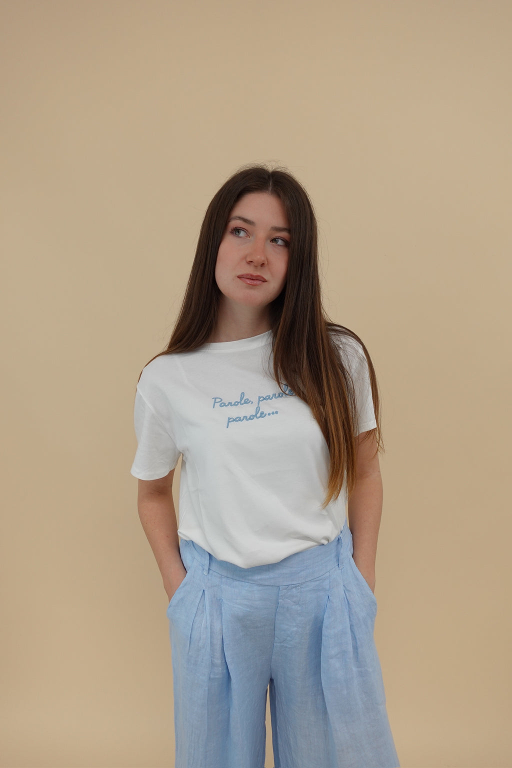T-shirt Parole Azzurra
