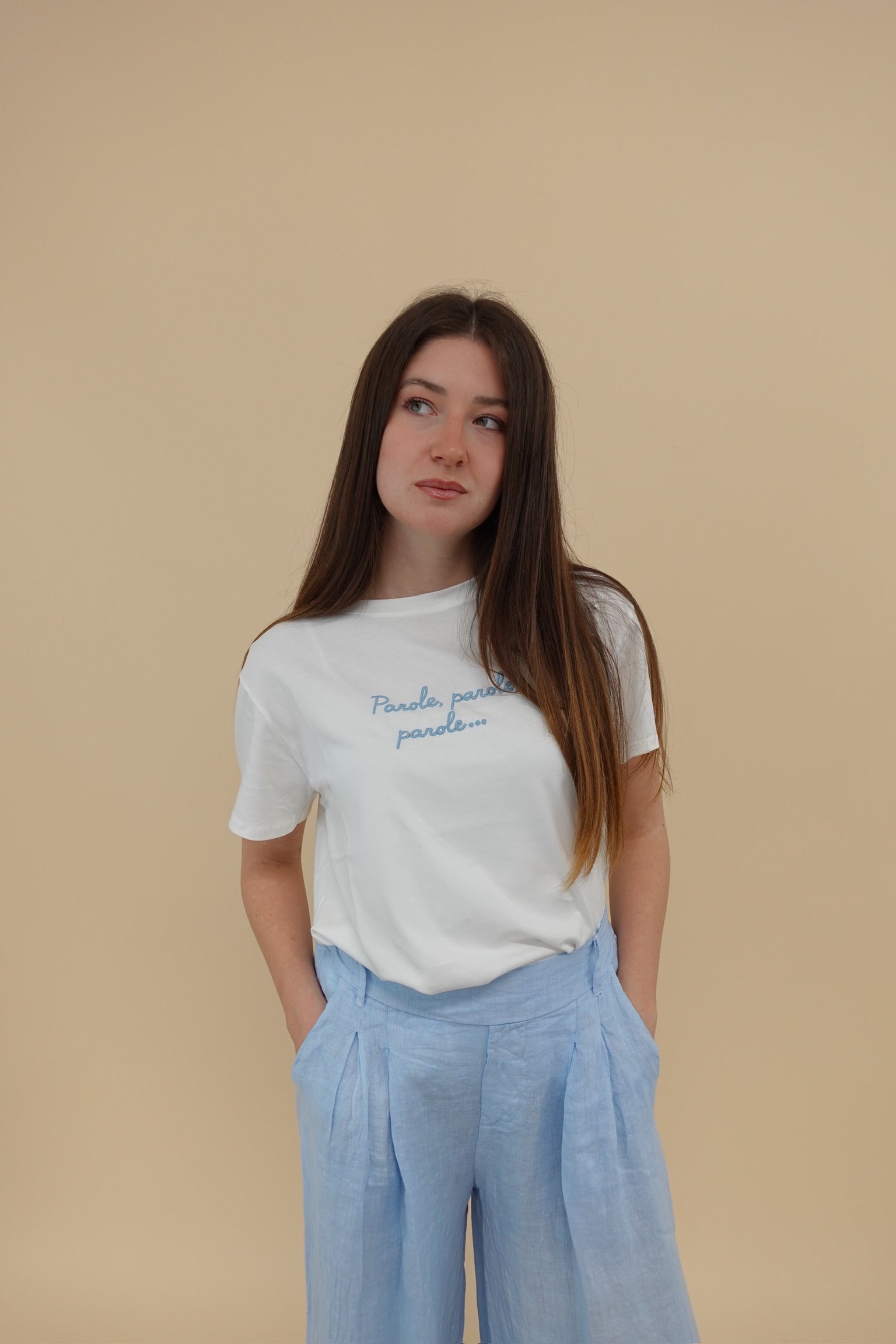 T-shirt Parole Azzurra