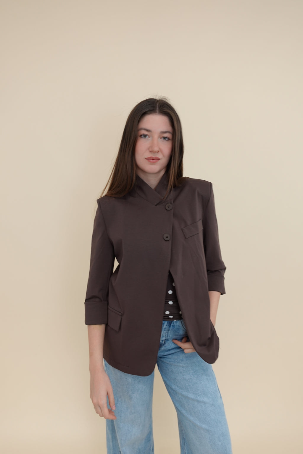 Giacca Shanghai Marrone