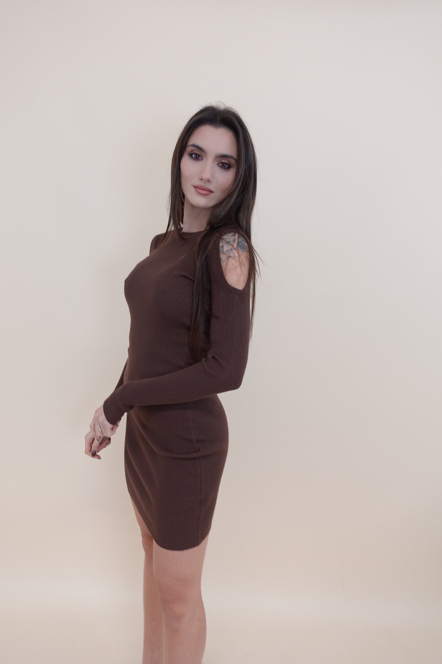 Abito Margherita Marrone