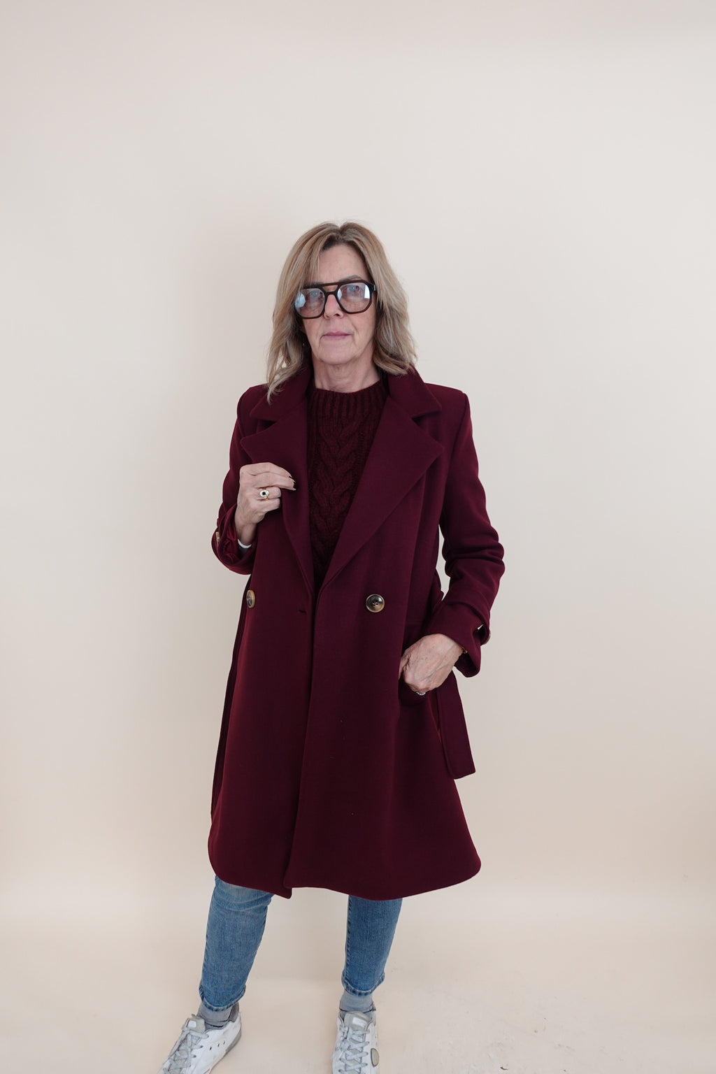 Cappotto Winter Shorts Bordeaux