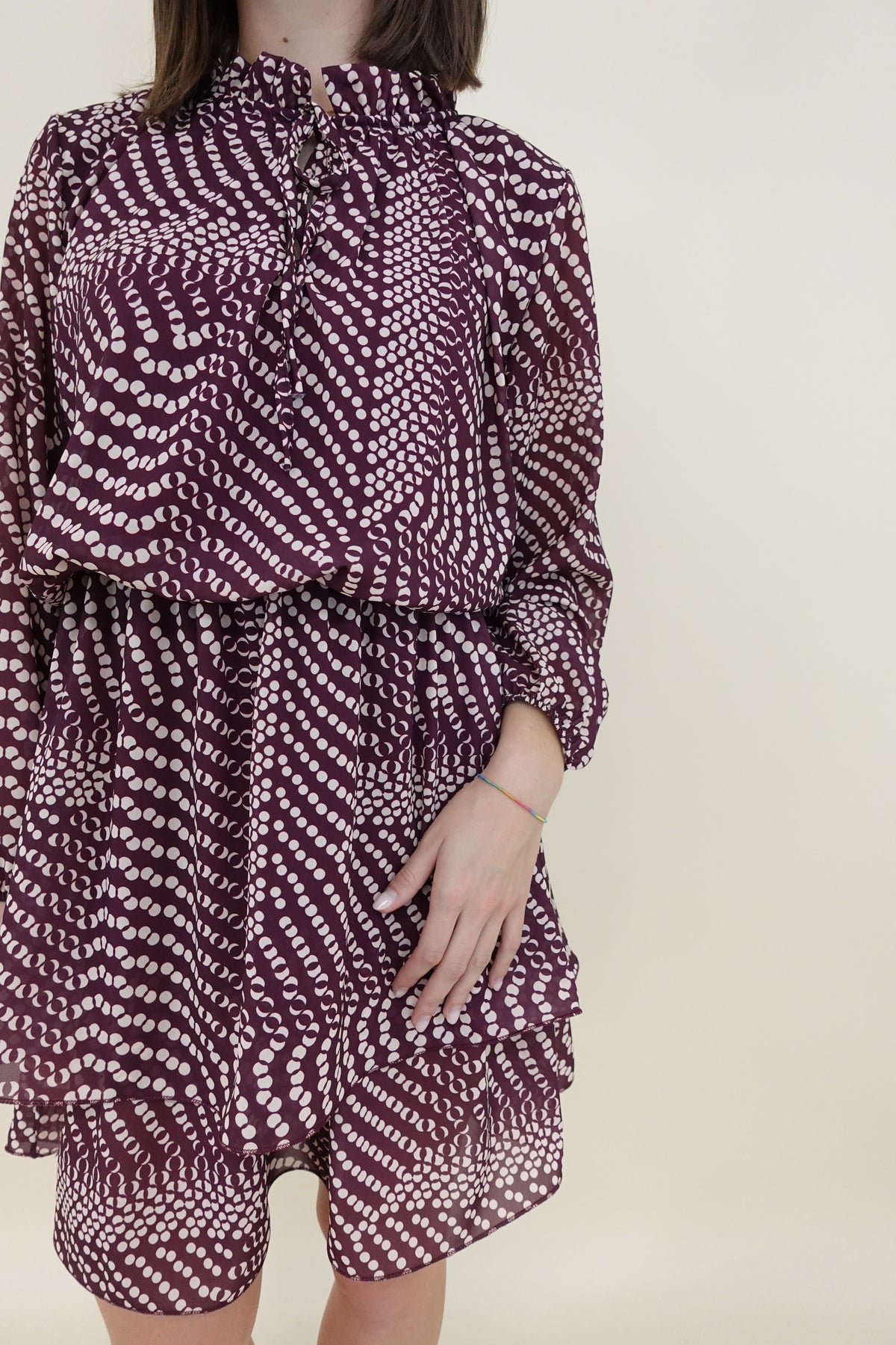 Abito Sonia Bordeaux