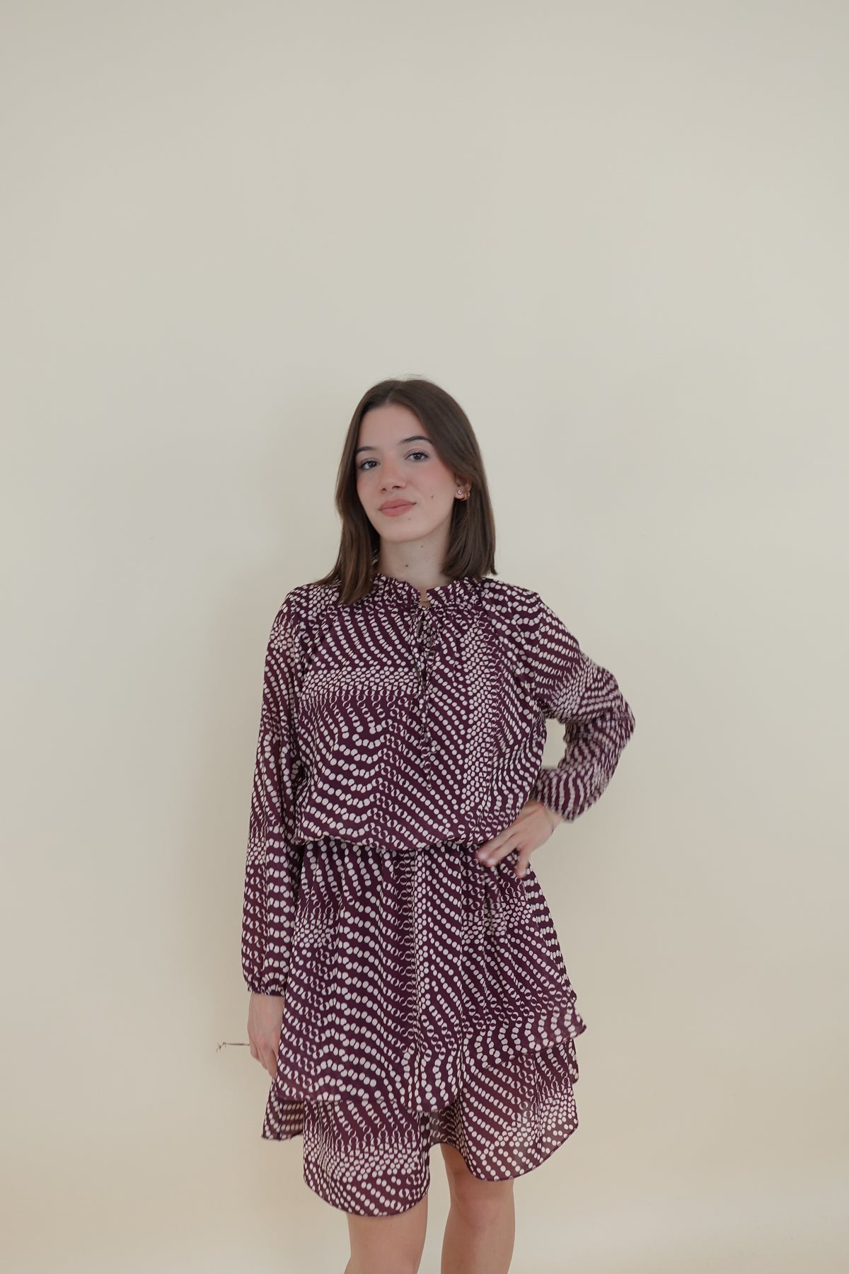 Abito Sonia Bordeaux
