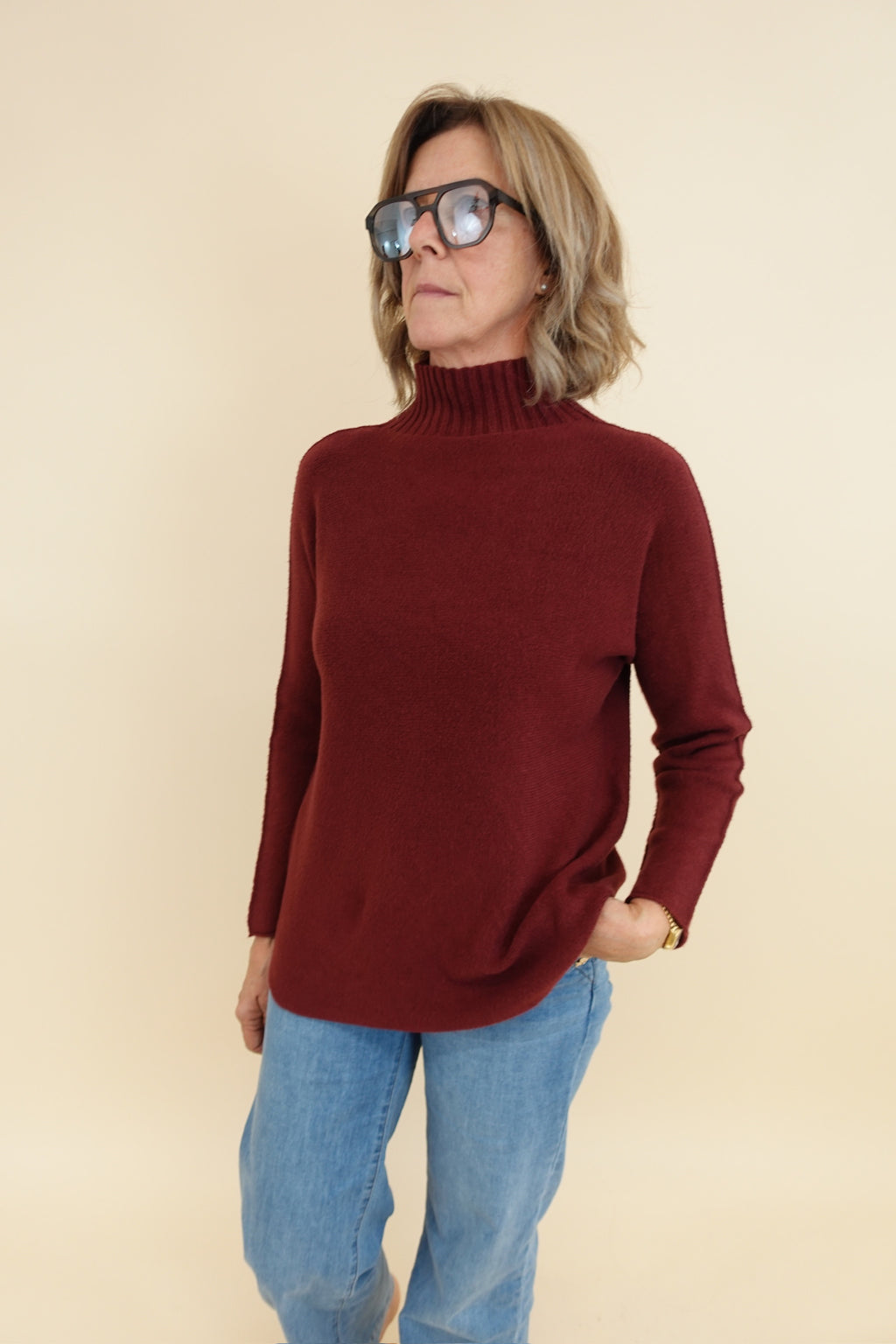 Lupetto Marika Bordeaux