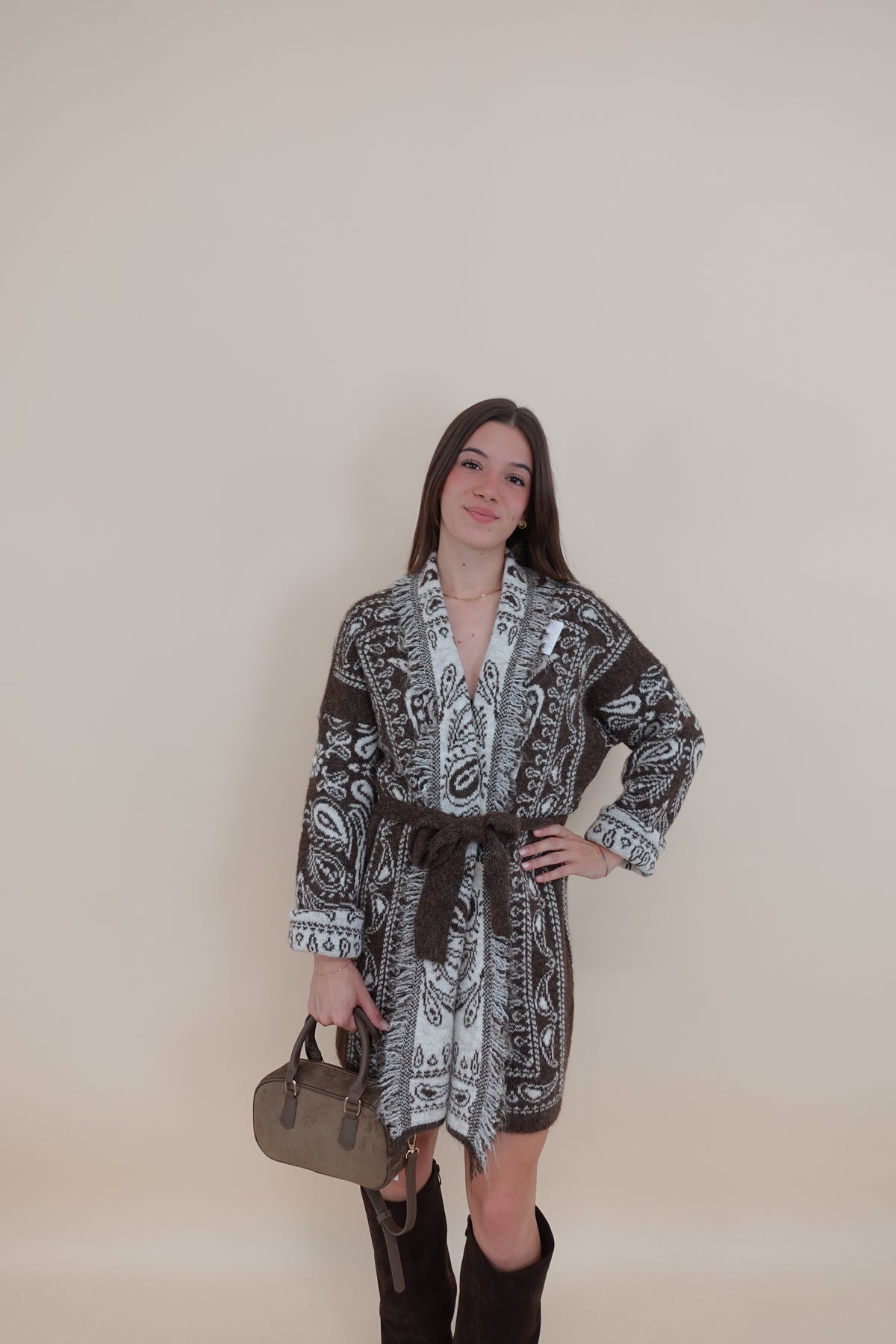 Cardigan Garda Marrone