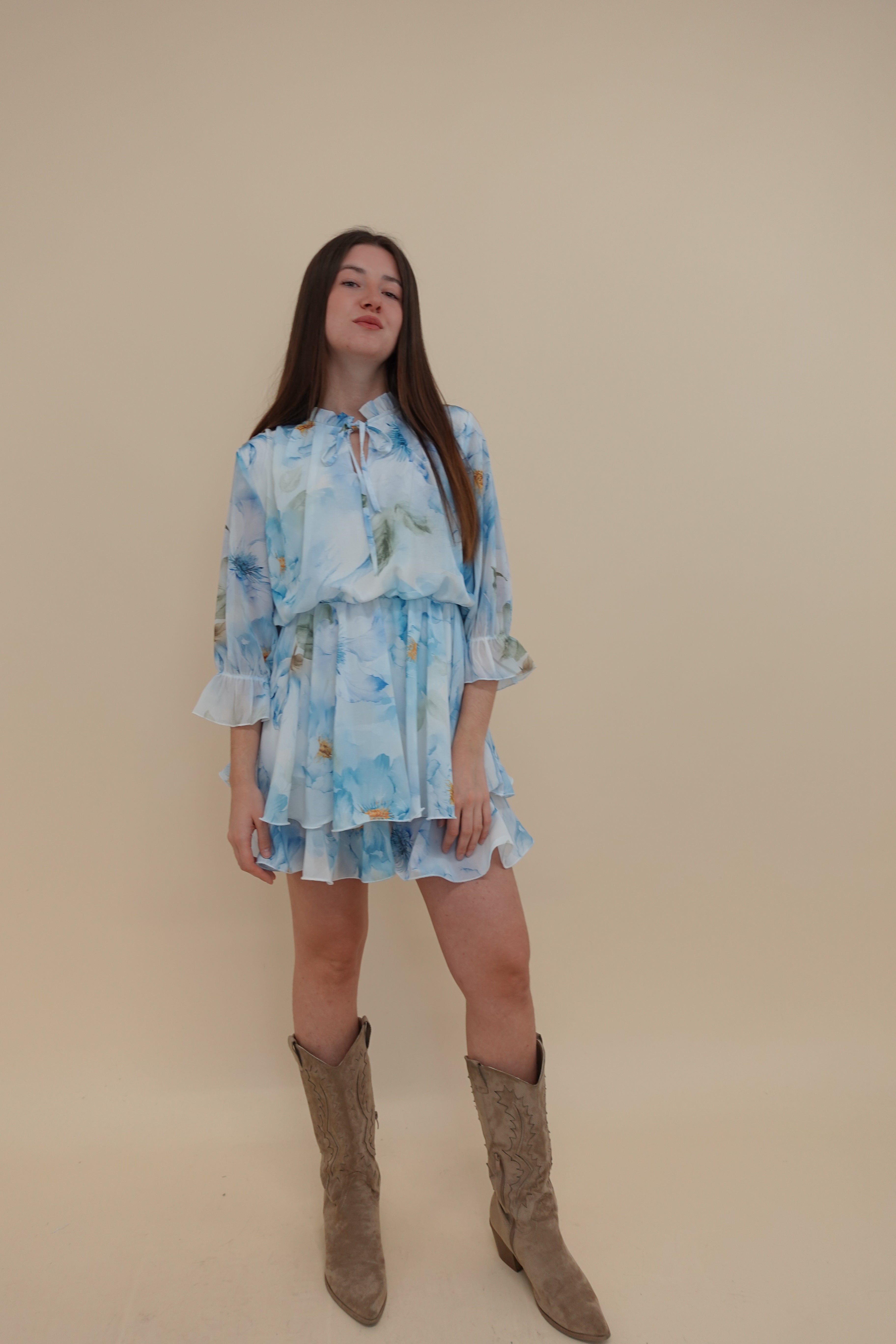 Abito Primavera Azzurro