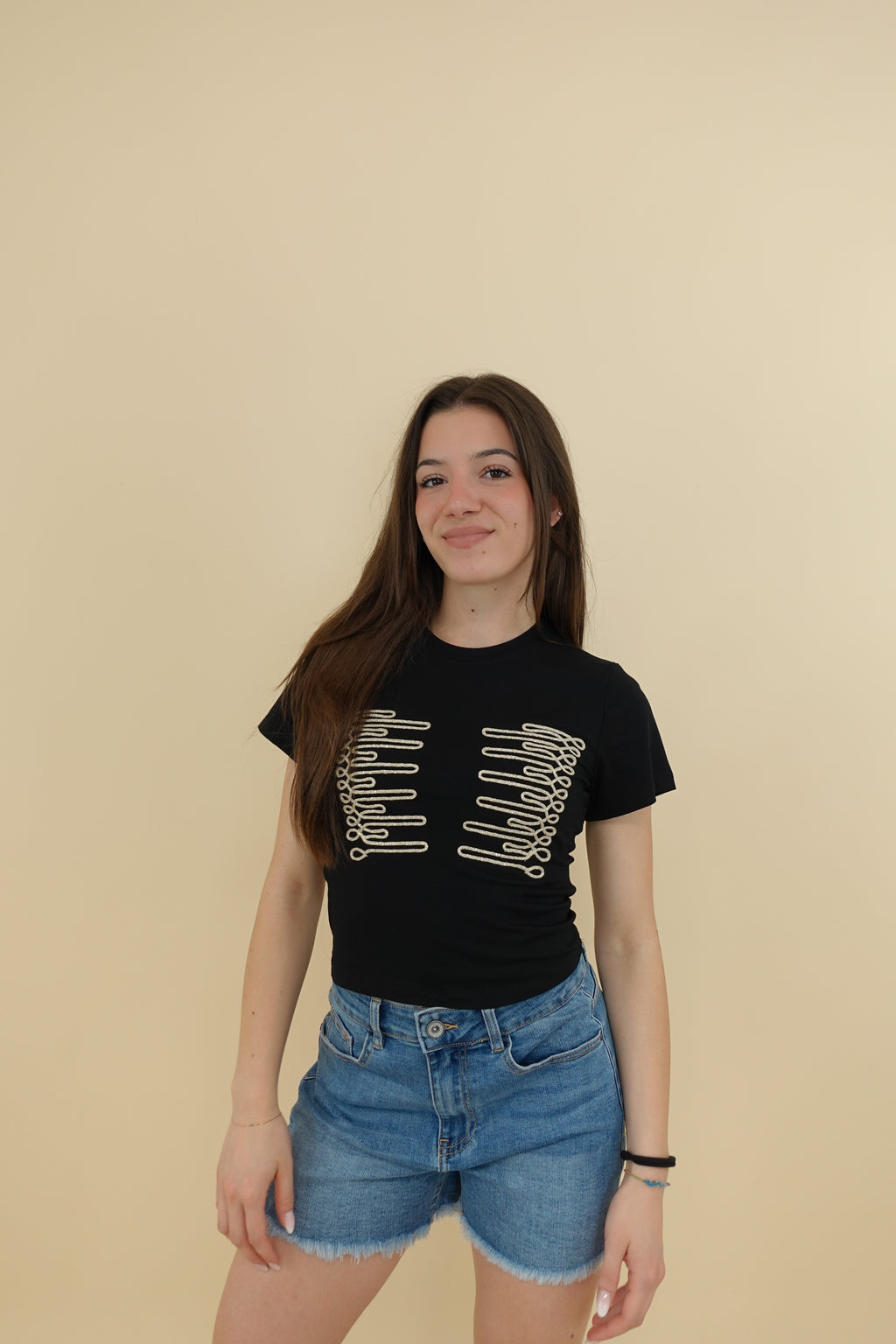 T-shirt Gold Nera