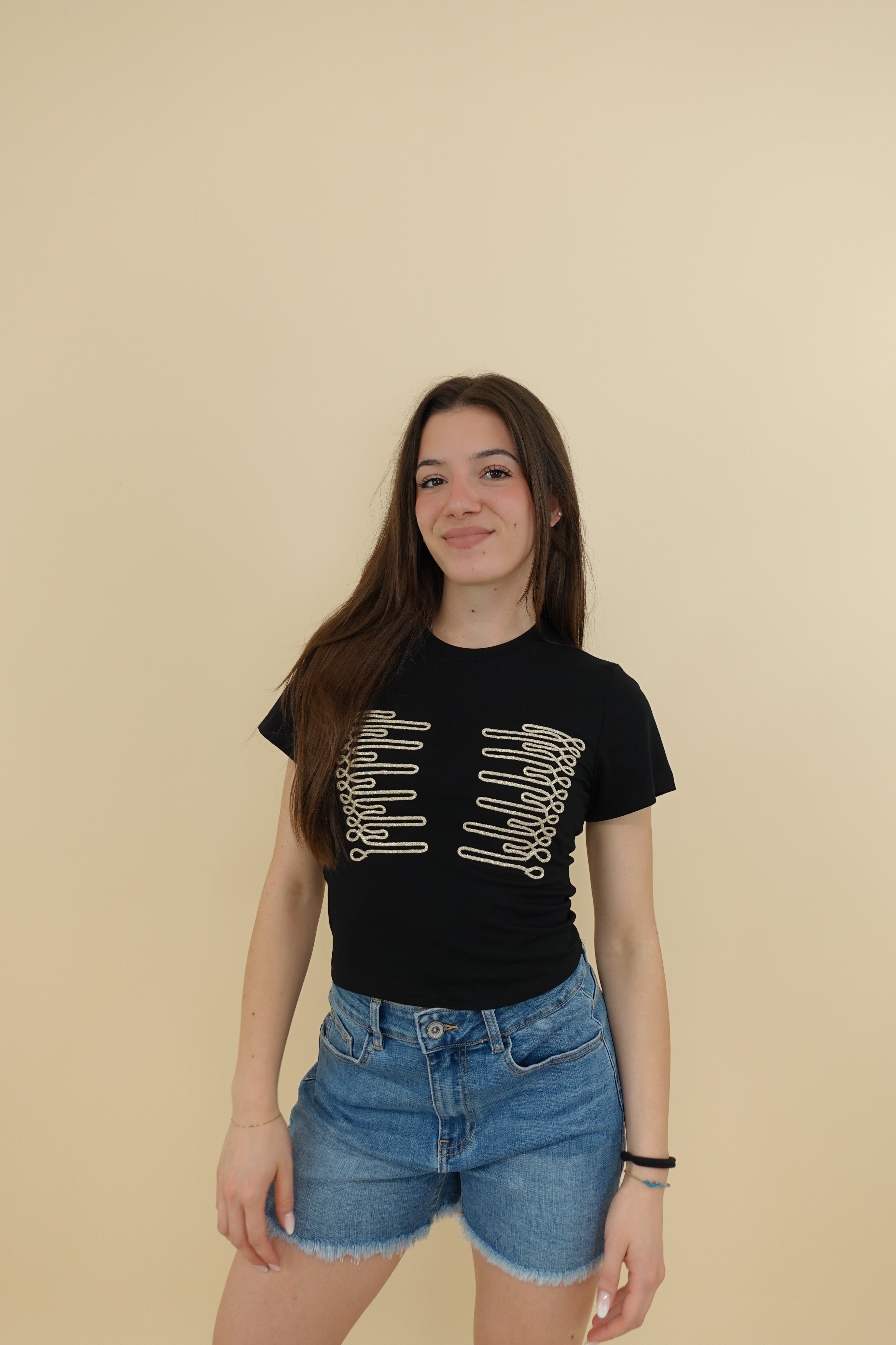 T-shirt Gold Nera