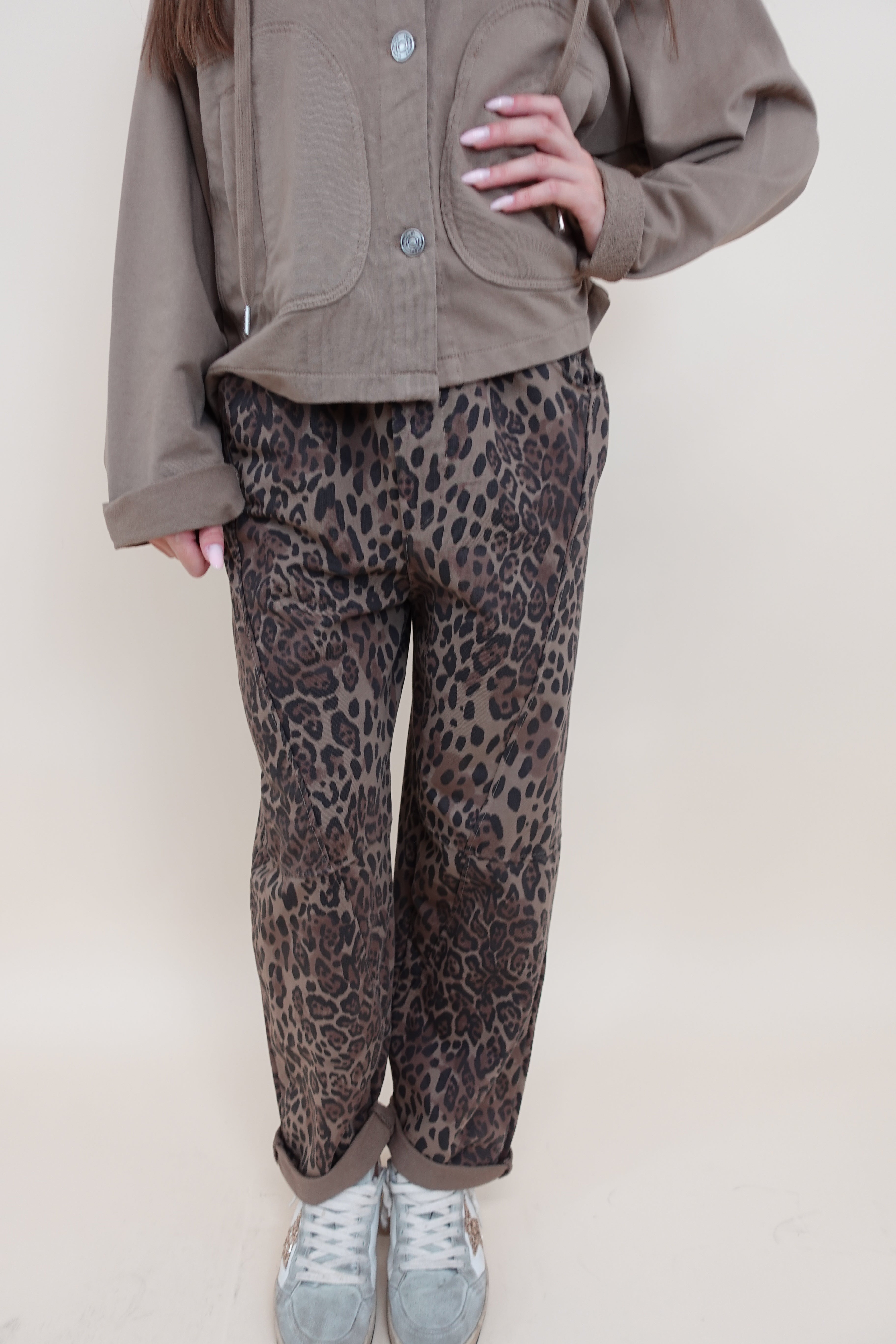 Pantalone comfy Leopard