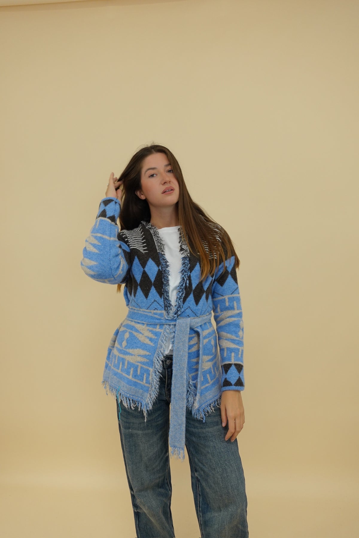 Cardigan Alessandra Azzurro