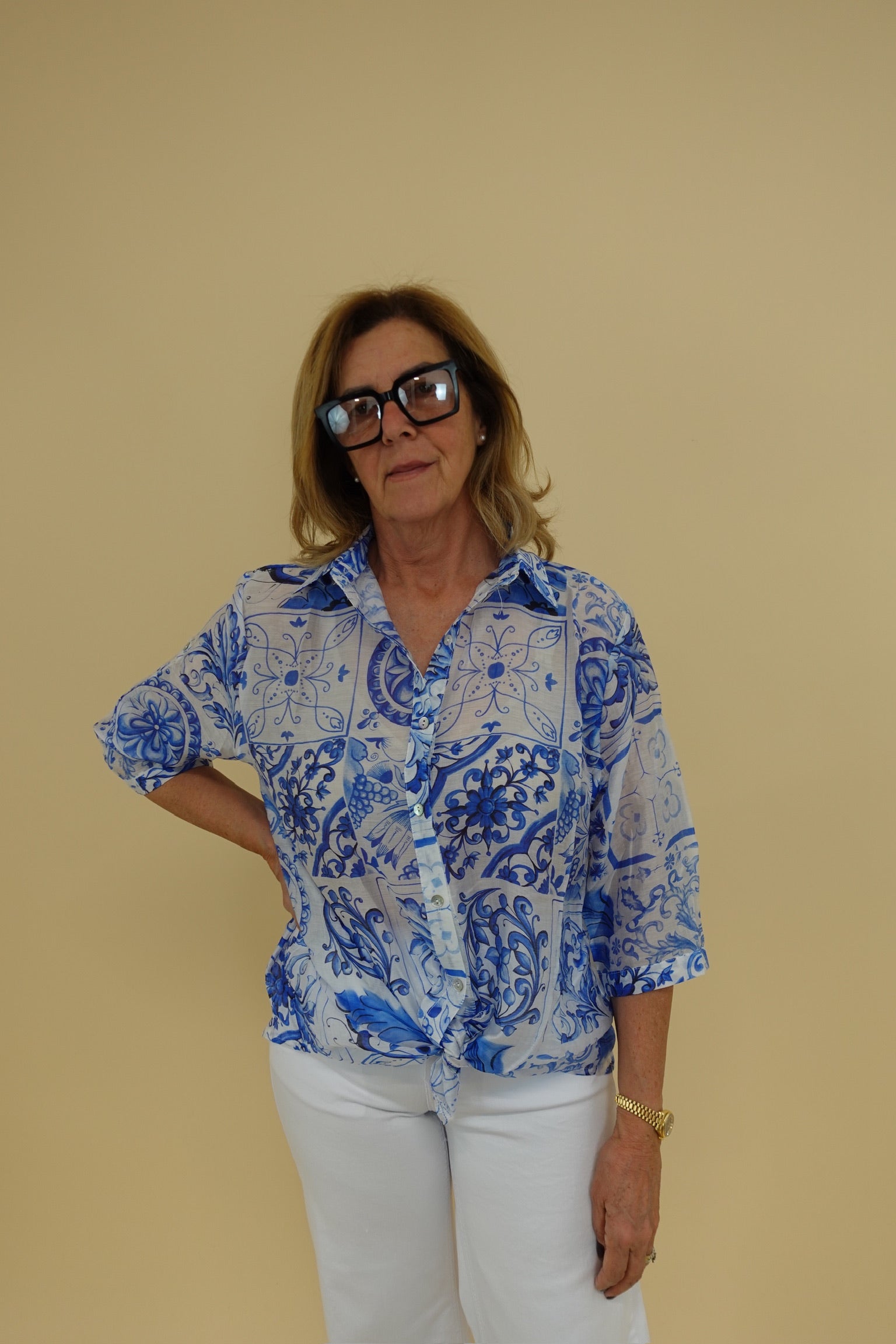 Camicia Santorini